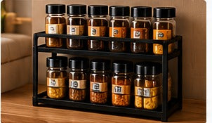 AI-generated product image for Spice Rack (2 Tier)